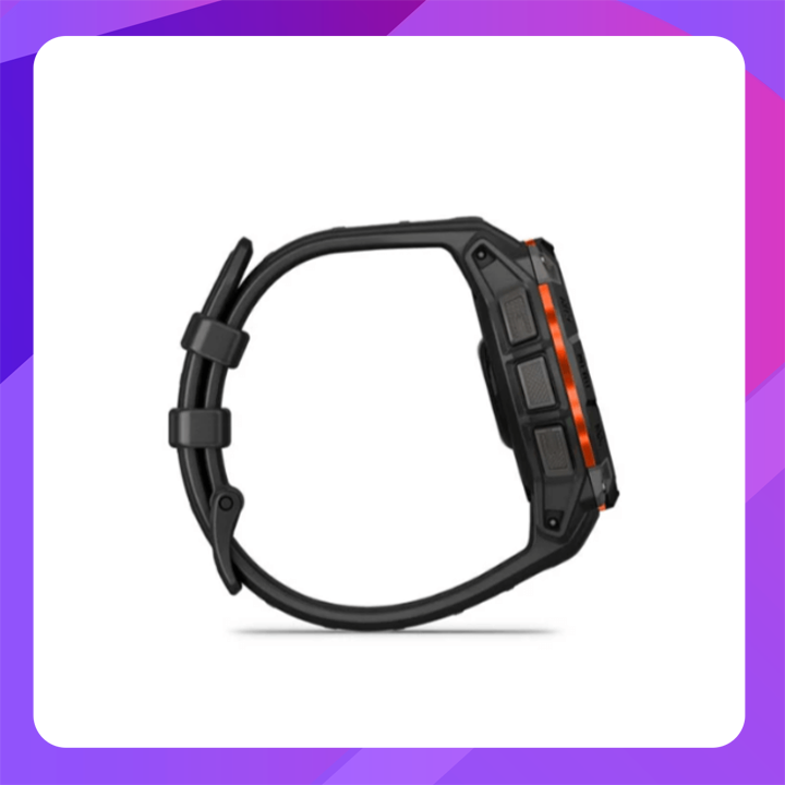 Garmin Instinct 3, 50mm,Solar, Black with Charcoal Band