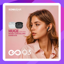 EARPUMP Q3 WHITE TWS Bluetooth Earphone with ANC