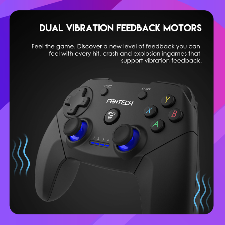 Fantech WGP12 Wireless Game Controller -Black