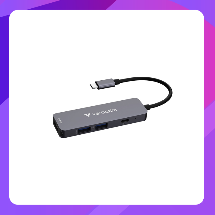 Verbatim USB-C Essentials Multiport Hub – 4 Ports