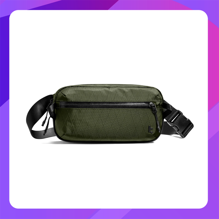 Tomtoc Aviator-T35 X-Pac Chest Bag 2.5L (M Size) Black, White, Green