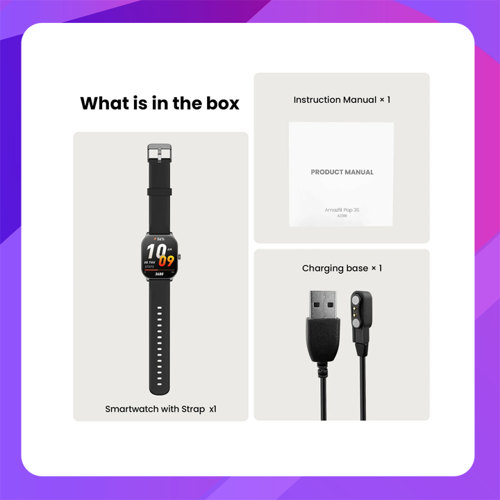 Amazfit Pop 3s Bluetooth Phone Watch