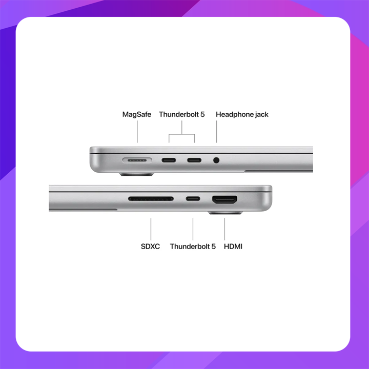 MacBook Pro 14 M5 15C/16C 24GB/2TB-Silver