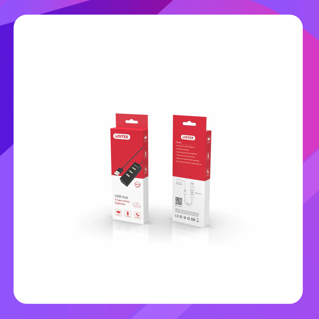 Unitek USB Hub 4 Type-A Ports Expansion