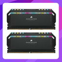 DOMINATOR® PLATINUM RGB 32GB (2 x 16GB) DDR4 DRAM 3200MHz C16 Memory Kit