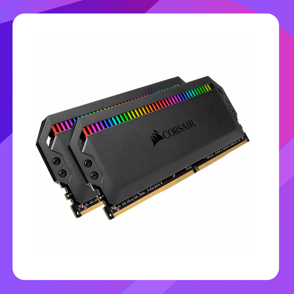 DOMINATOR® PLATINUM RGB 32GB (2 x 16GB) DDR4 DRAM 3200MHz C16 Memory Kit