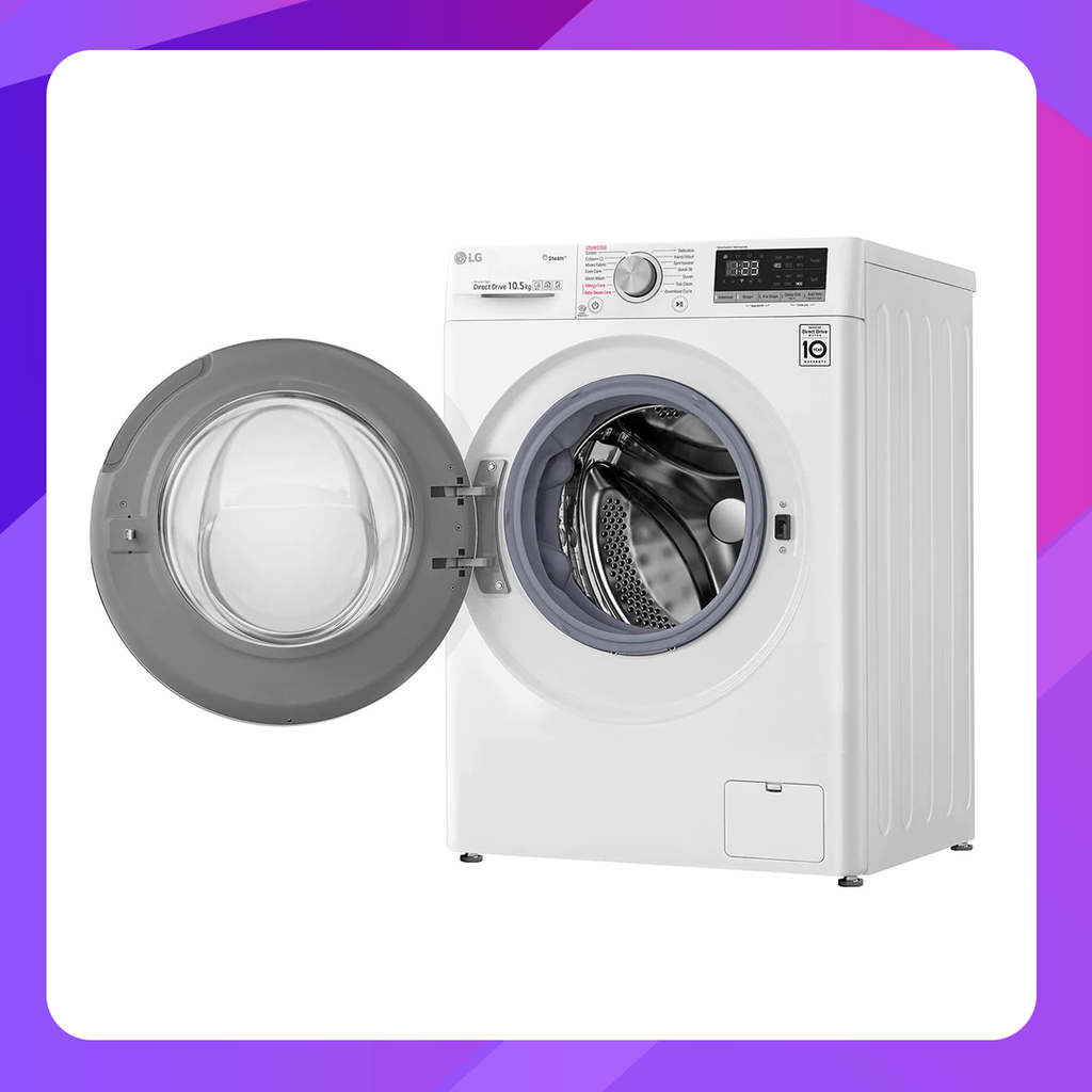 LG 10.5kg Front Load Washer with AI Direct Drive™ and Steam™