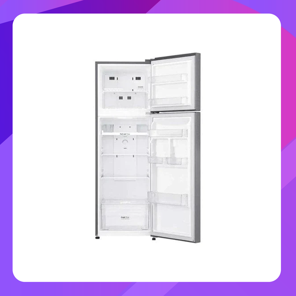LG 2 Door Refrigerator 272L gross/254L nett Smart Inverter with Multi Air Flow and Moist Balance Crisper - Dark Graphite Steel 