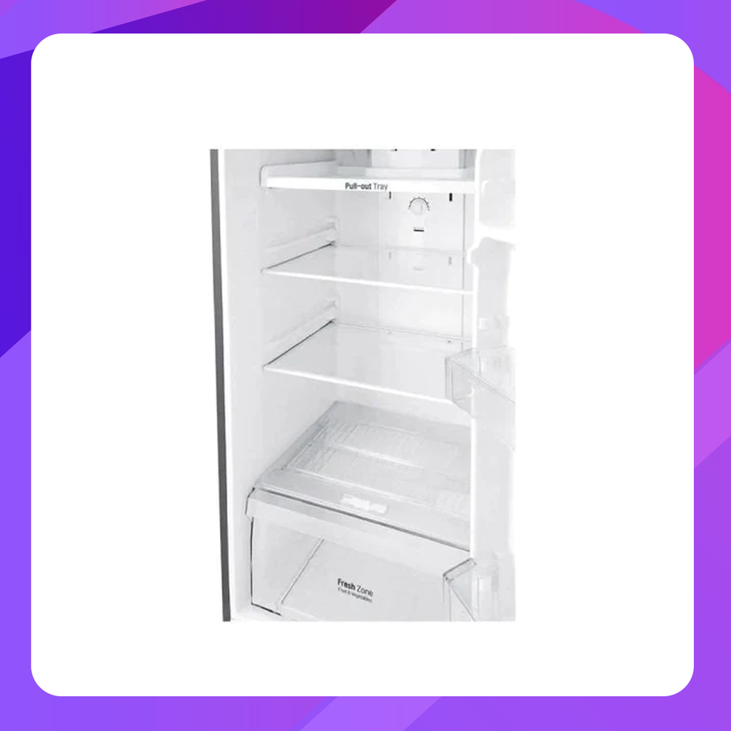 LG 2 Door Refrigerator 272L gross/254L nett Smart Inverter with Multi Air Flow and Moist Balance Crisper - Dark Graphite Steel 