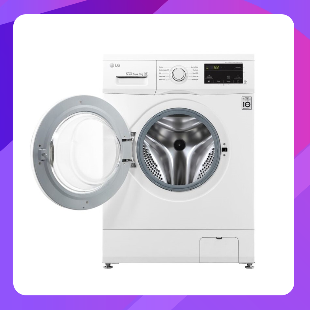 LG 8kg Front Load Washing Machine
