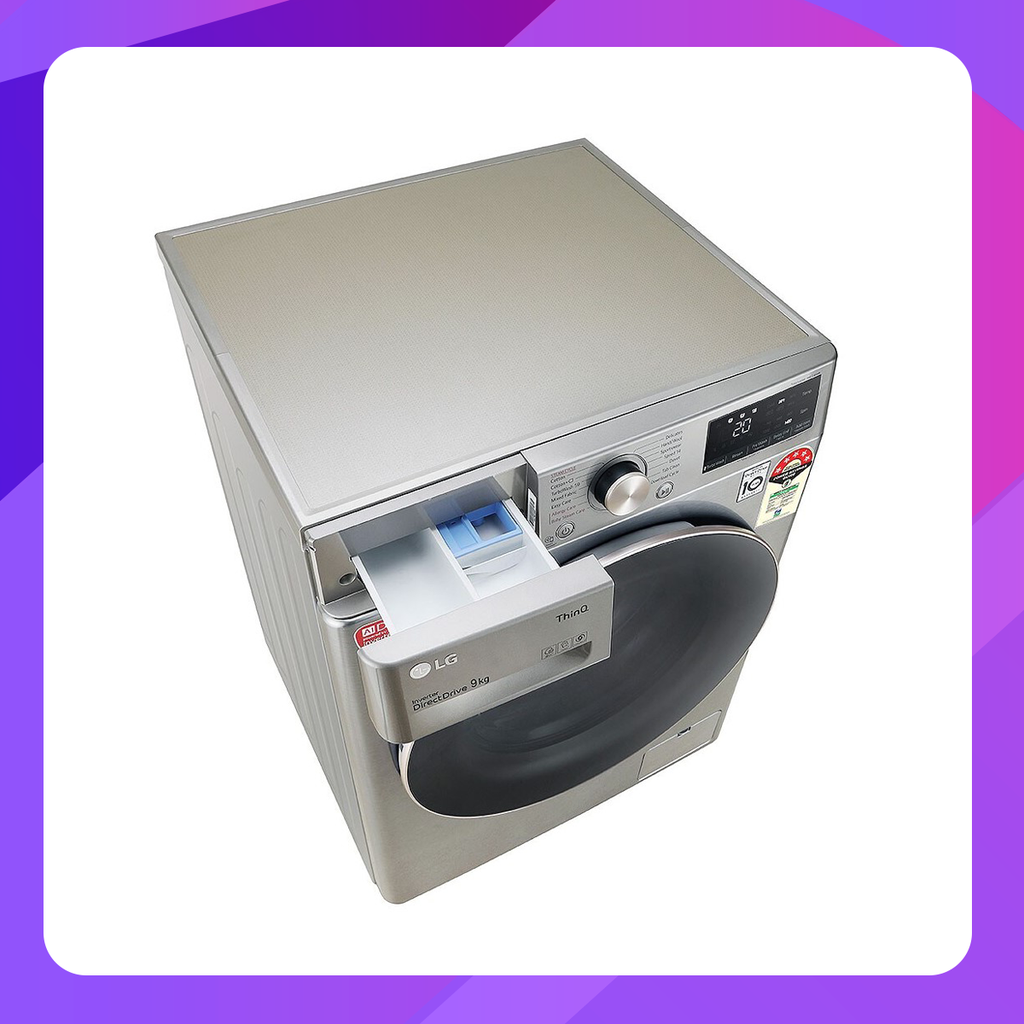 LG 9.0Kg, AI Direct Drive™ Washer with Steam™ & TurboWash™