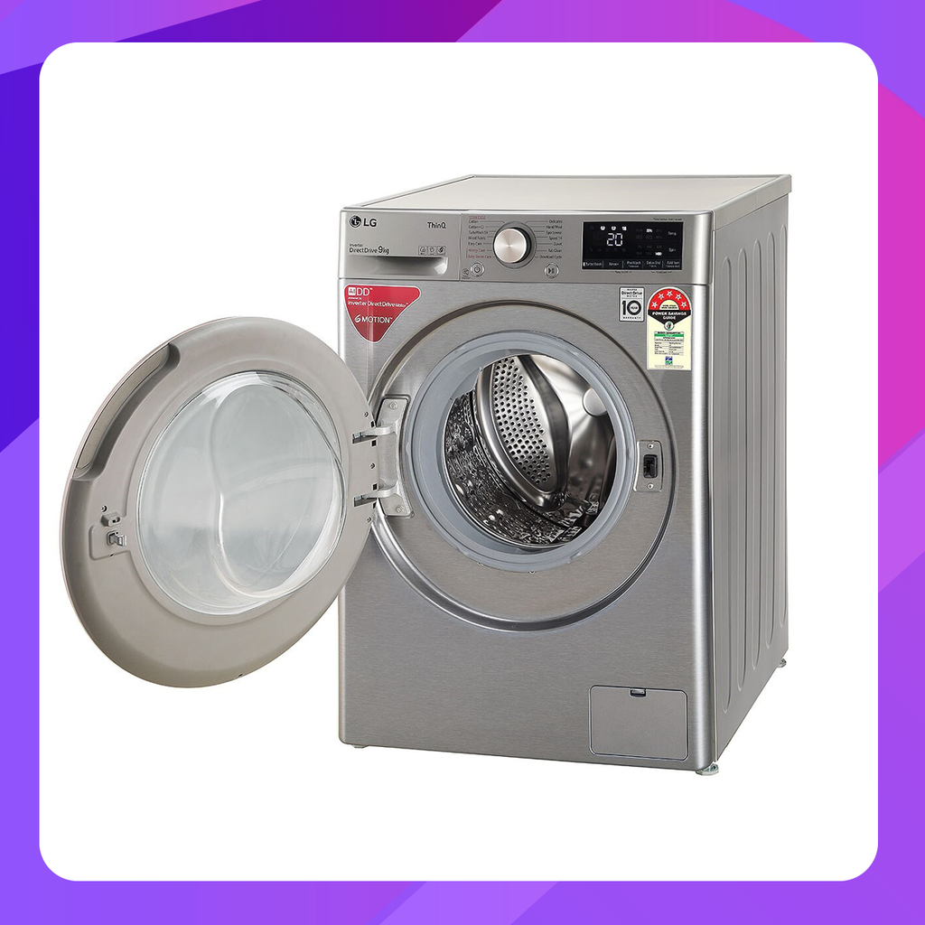 LG 9.0Kg, AI Direct Drive™ Washer with Steam™ & TurboWash™