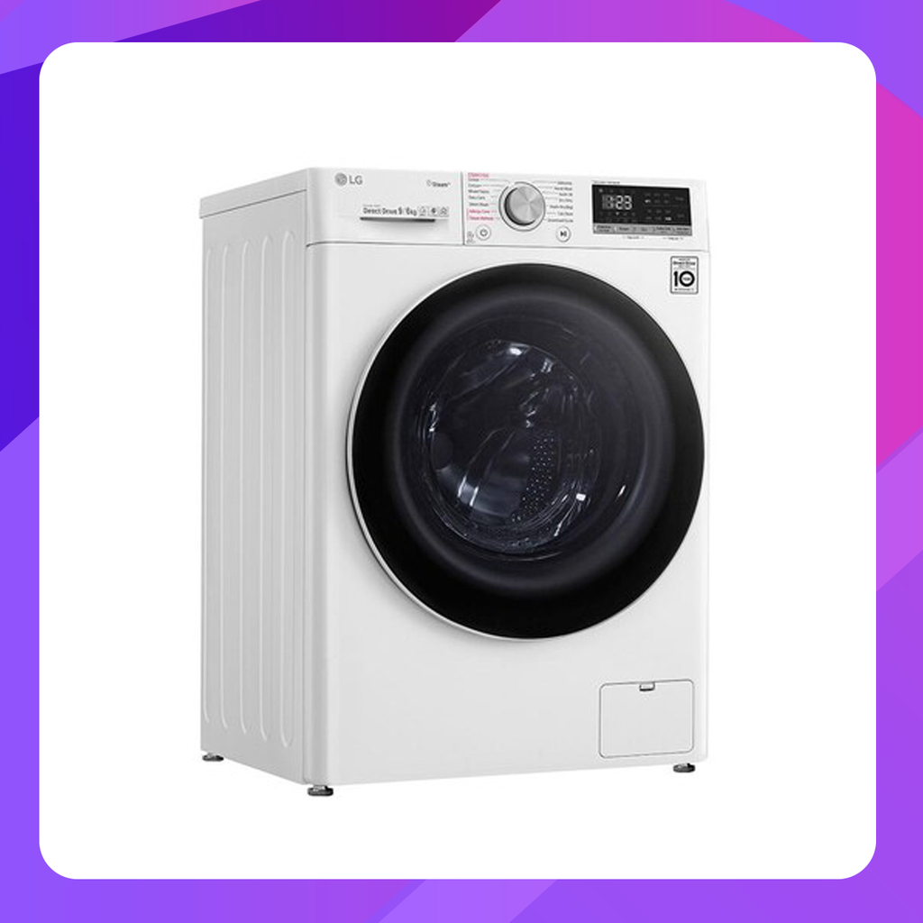 LG Front-loading washing machine, washing capacity 9 kg / drying 6 kg, with Smart WI-FI control, controlled via smartphone
