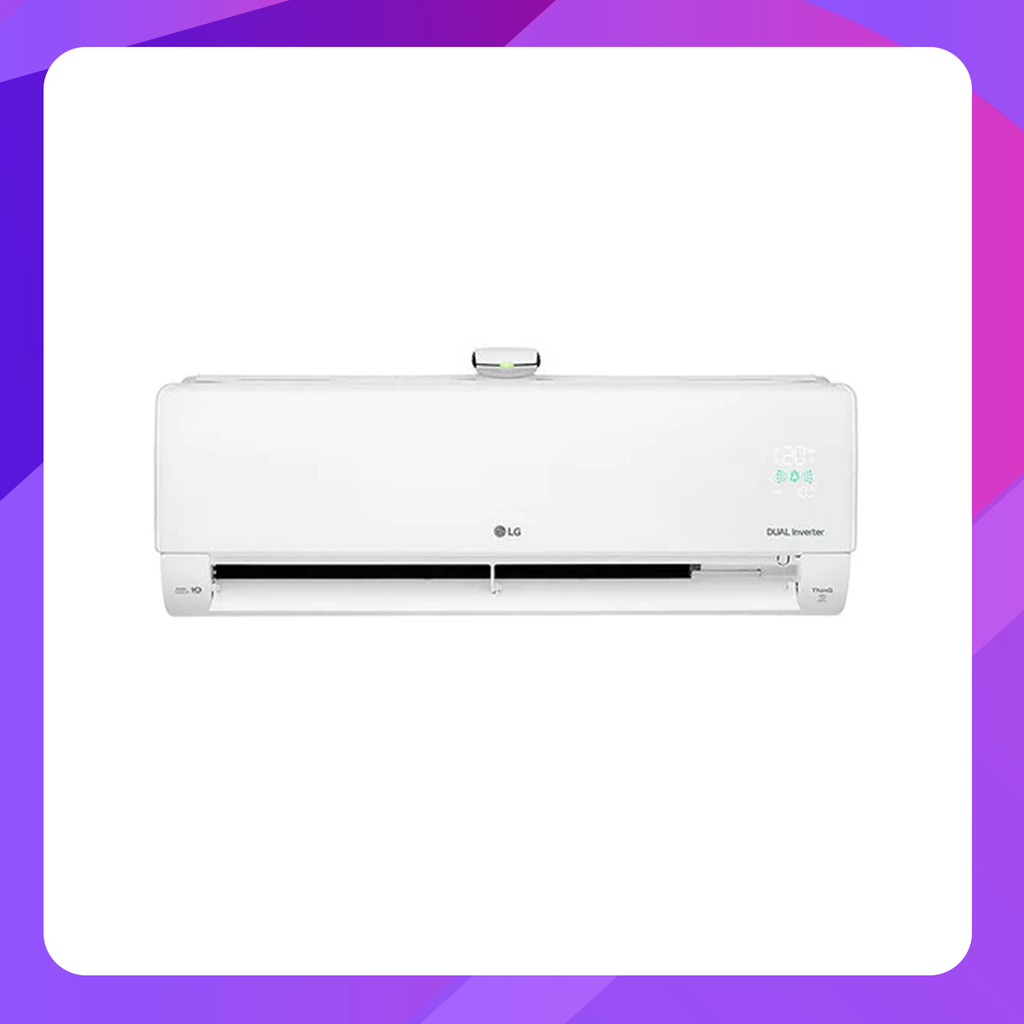 LG Inverter air conditioner DUAL COOL model IPQ13R1 size 11,300 Btu with Air Purification 