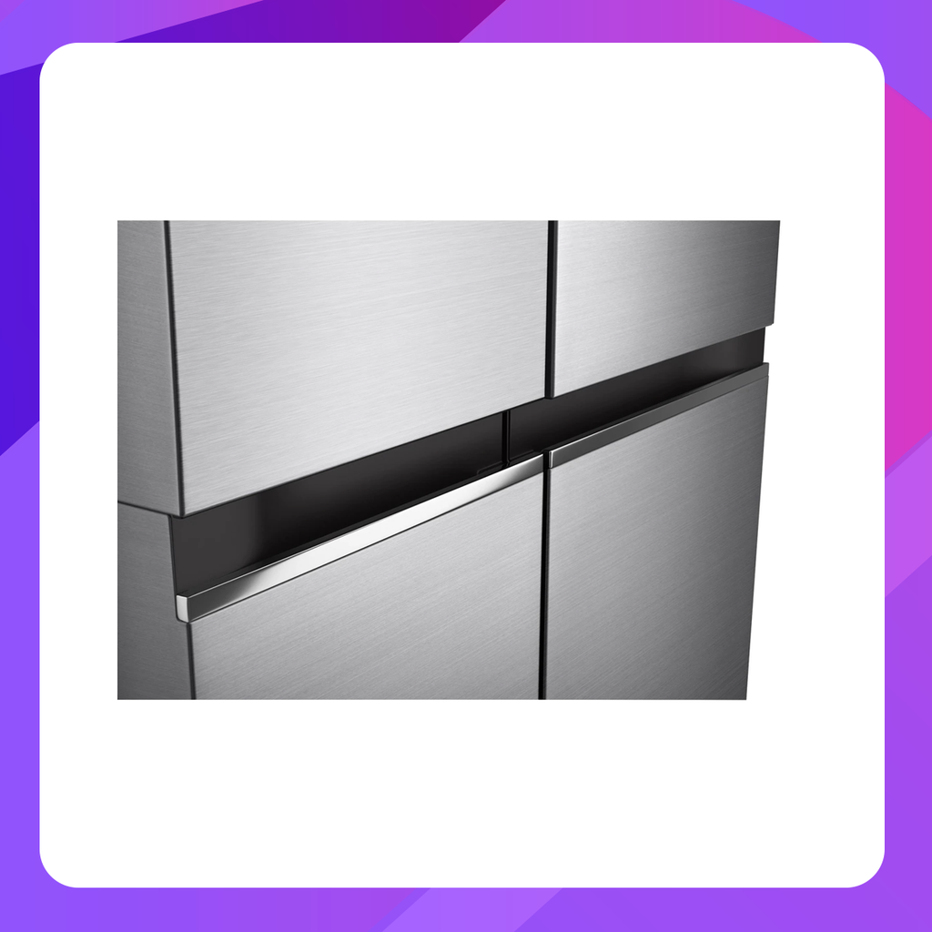 LG Net 655L Side-by-Side Platinum in Silver Finish Fridge