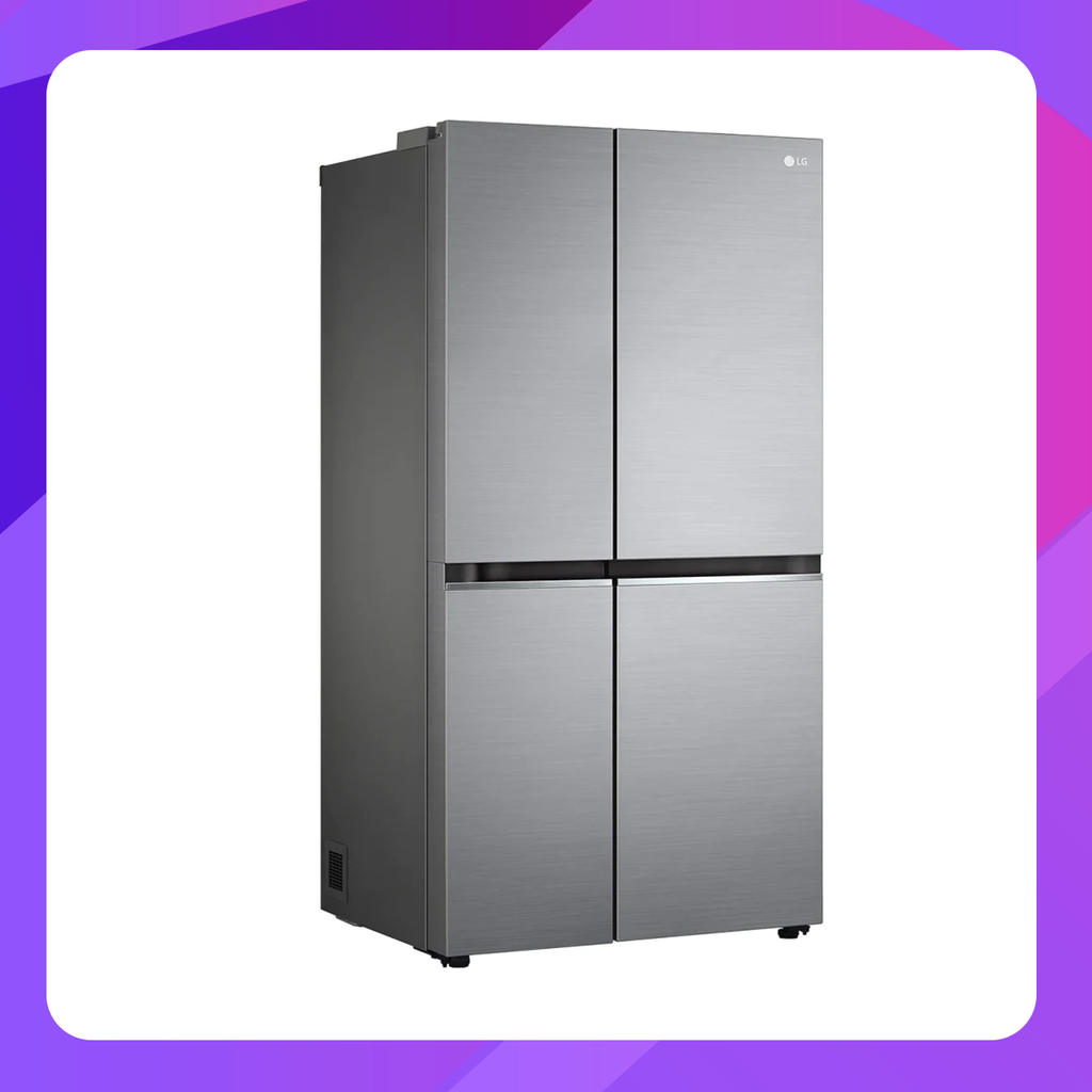 LG Net 655L Side-by-Side Platinum in Silver Finish Fridge