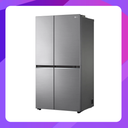LG Net 655L Side-by-Side Platinum in Silver Finish Fridge