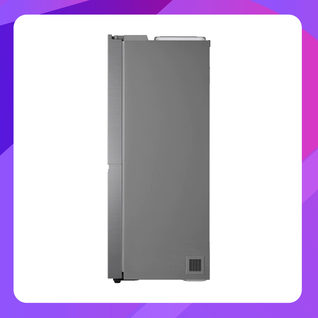 LG Net 655L Side-by-Side Platinum in Silver Finish Fridge