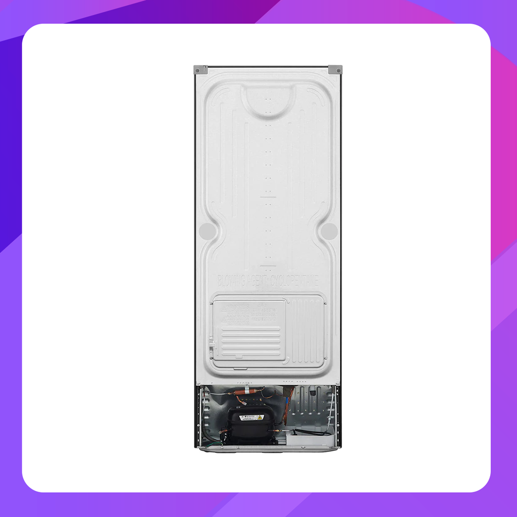 LG Nett 187L Top Freezer with Multi Air Flow & Smart Inverter Compressor, Dark Graphite Steel 
