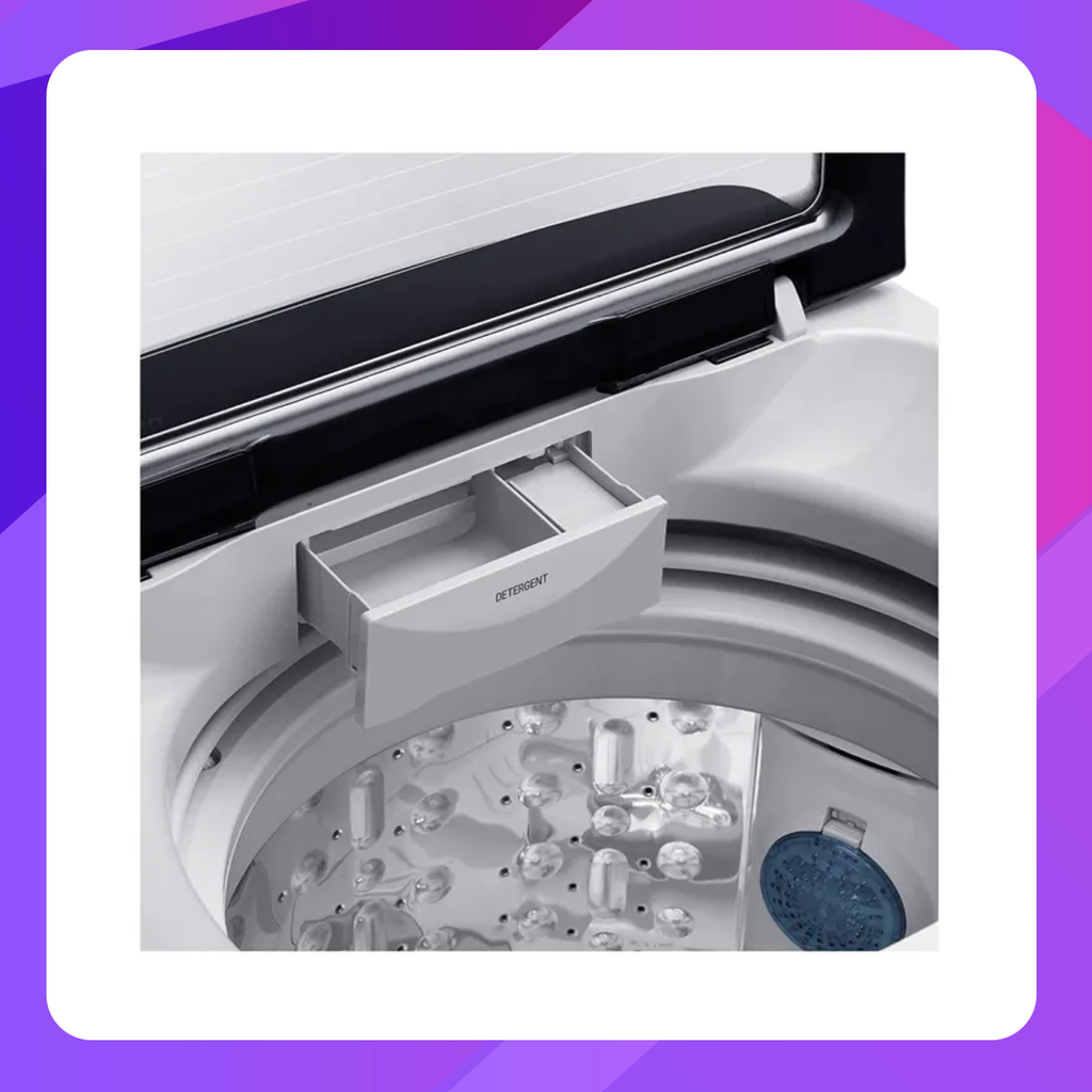 LG Top loading washing machine, model T2514VS2M, Smart Inverter system, washing capacity 14 kg. 