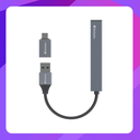 Verbatim 4-in-1 USB Hub with Type C Adaptor