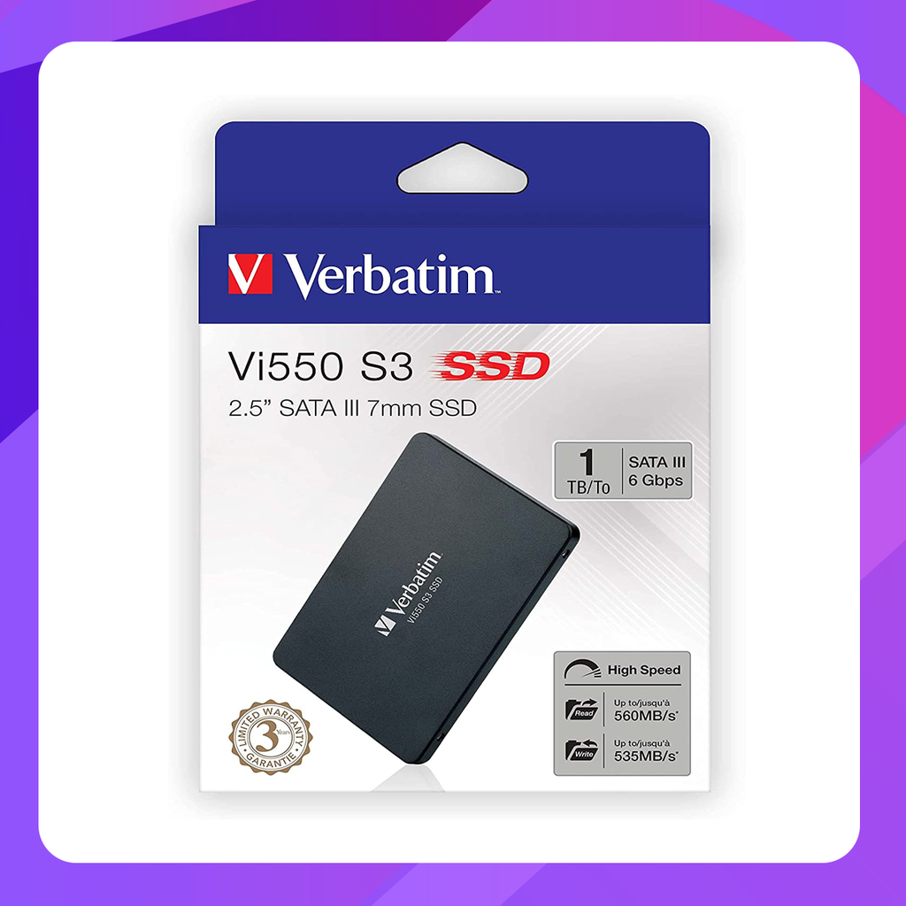 Verbatim Vi550 SATA III 2.5” Internal SSD 1TB