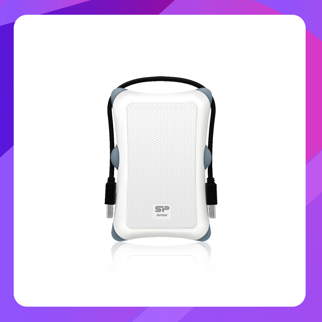 Silicon Power Armor A30 External Hard Drive 2TB (USB 3.0 / 3.1 Shock & Water Proof)