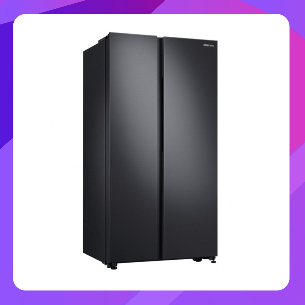 Samsung Side by Side 2-Door, Digital Inverter Refrigerator (655L), Glass Door