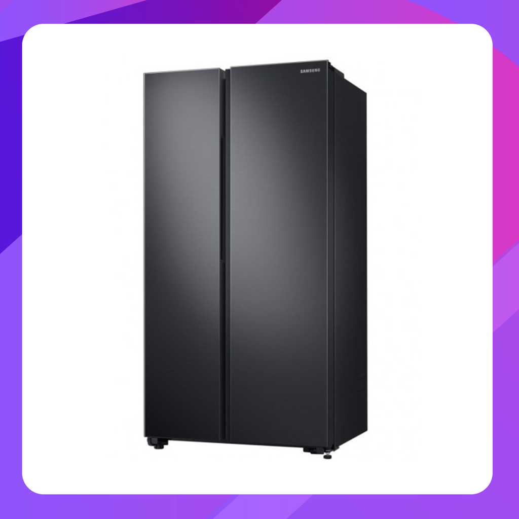 Samsung Side by Side 2-Door, Digital Inverter Refrigerator (655L), Glass Door