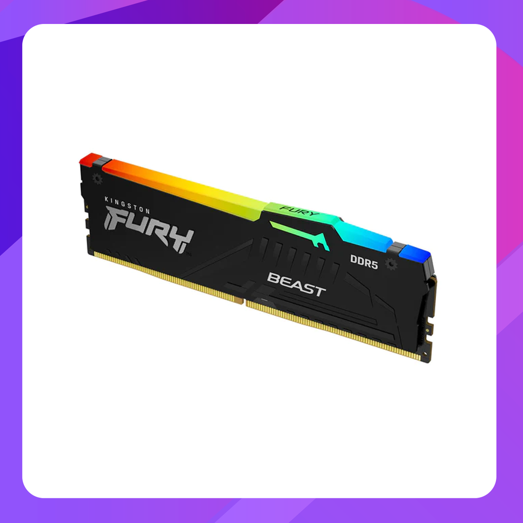 Kingston FURY Beast DDR5 RGB Memory 6000MT/s