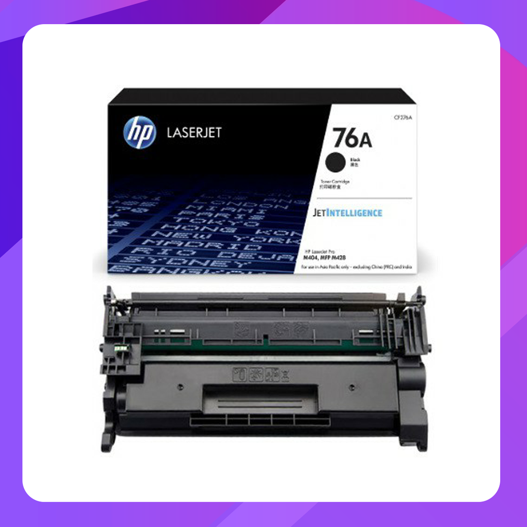 HP 76A Black LaserJet Toner Cartridge (~3,000 pages)