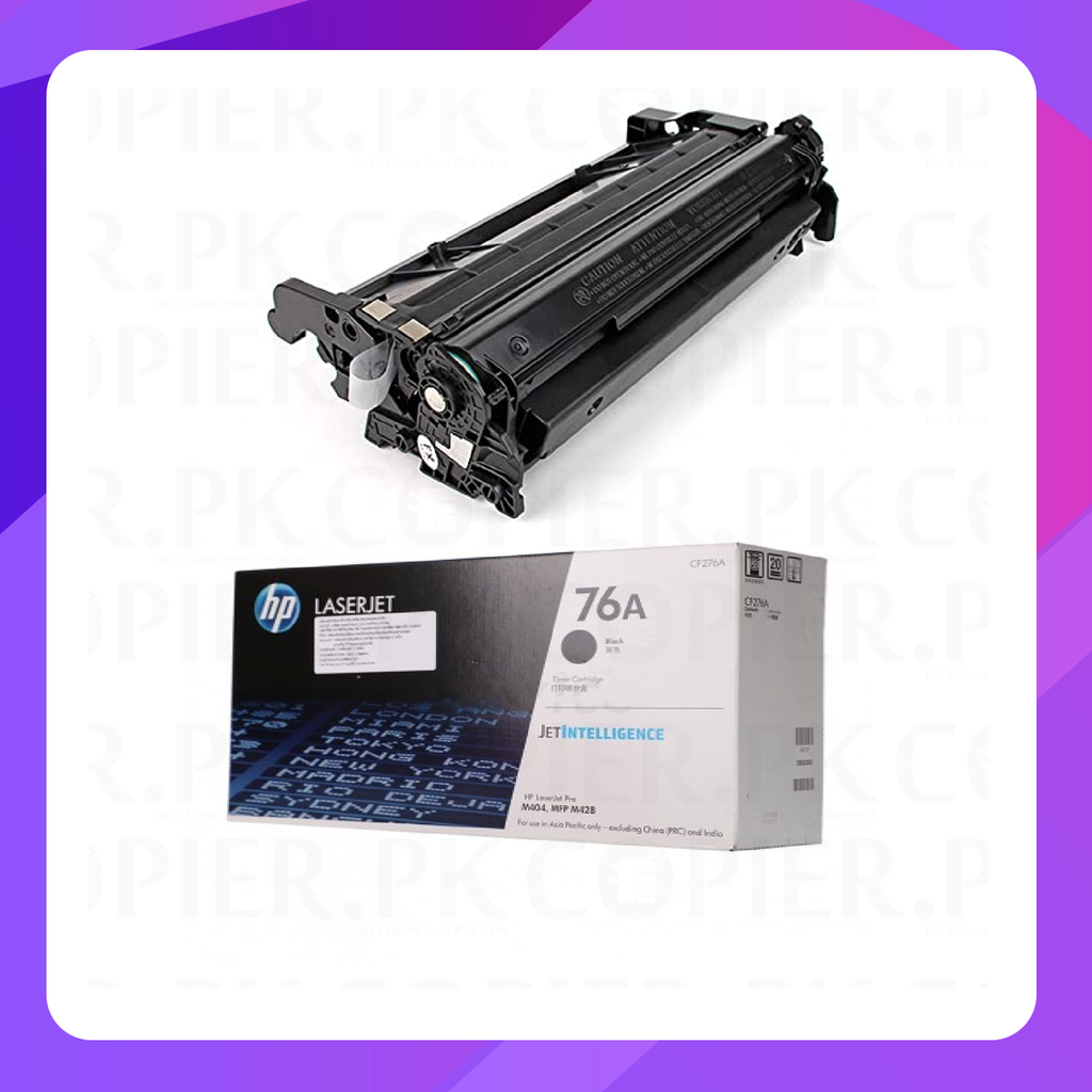 HP 76A Black LaserJet Toner Cartridge (~3,000 pages)