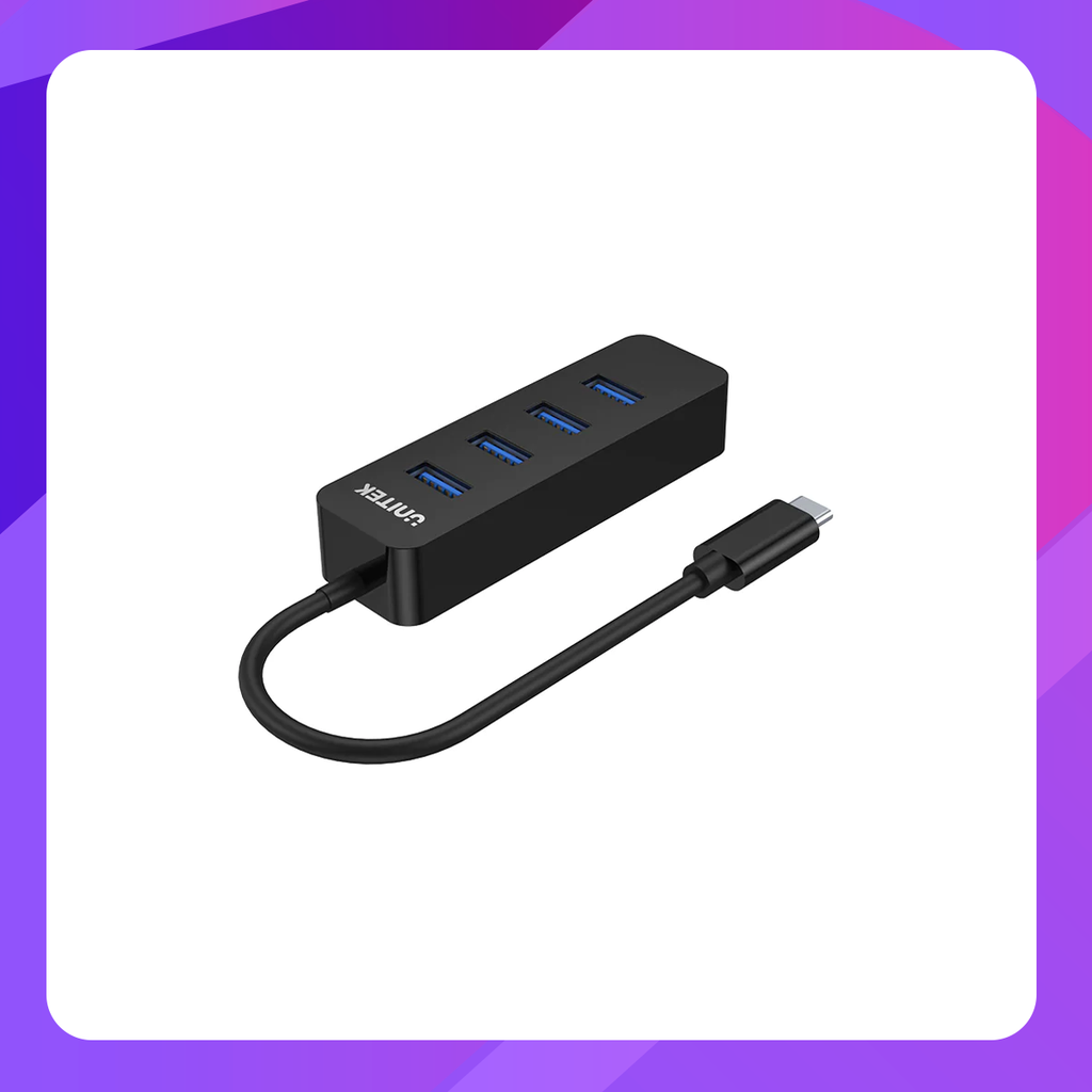 uHUB Q4 4 Ports Powered USB-C Hub with USB-C Power Port