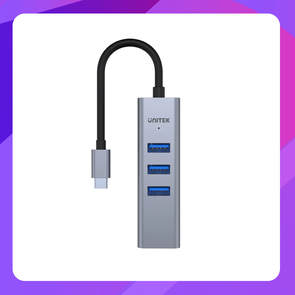 uHUB Q4+ 4-in-1 USB-C Ethernet Hub With Gigabit Ethernet