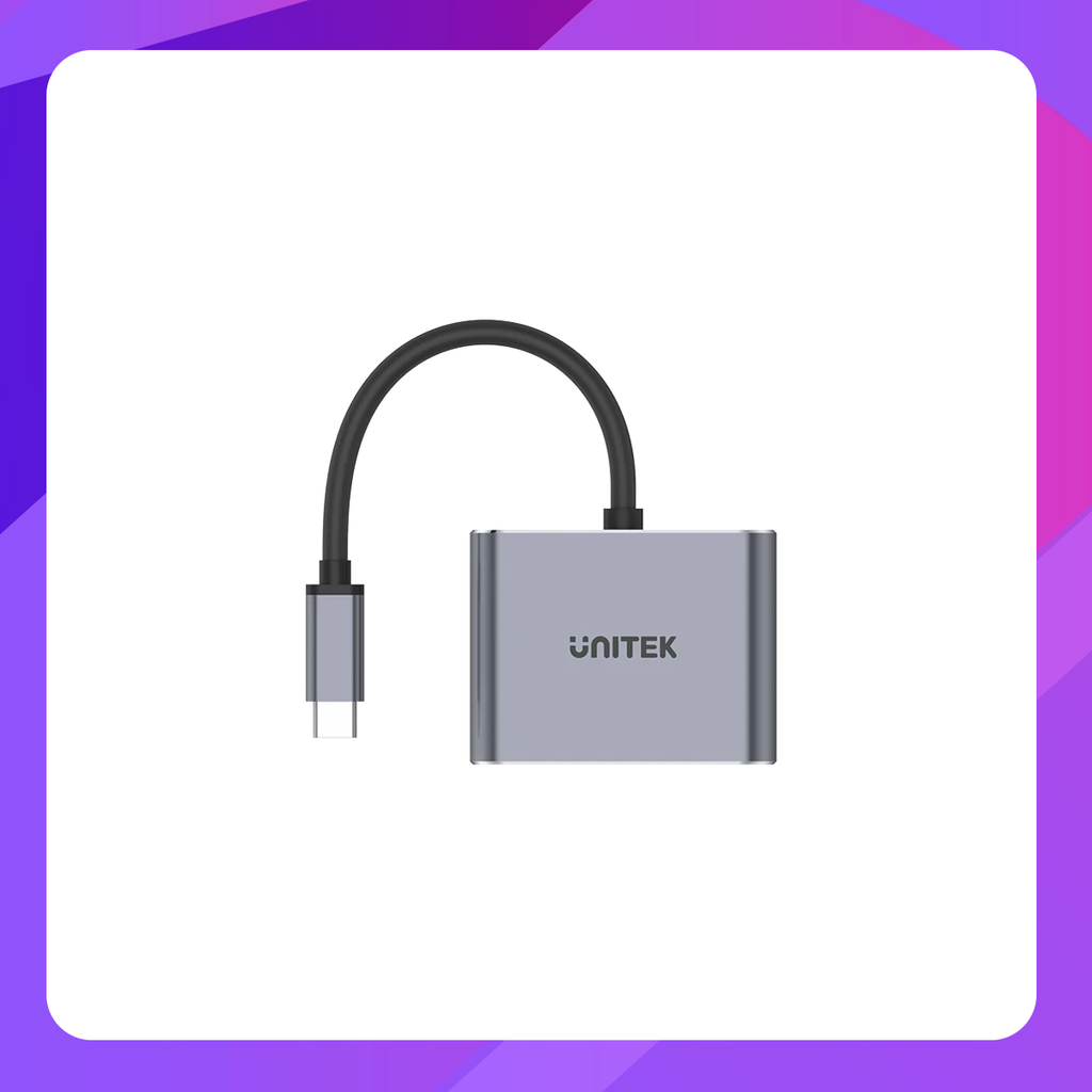 uHUB Q4 Lite 4-in-1 USB-C to 4K HDMI & Full HD VGA
MST For Multipla Extended Desktop PD 100W