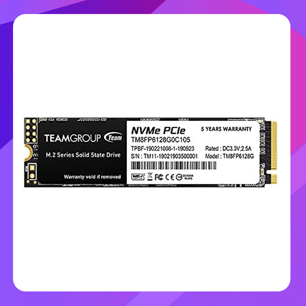 Team MP33 M.2 PCI-e Gen3.0 x4 with NVMe 1.3 -M key 2280