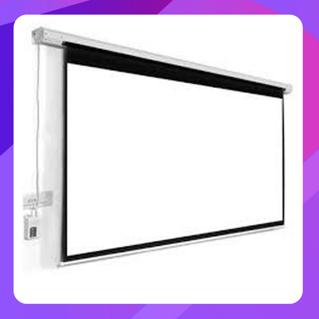 Nippon Motorized ZIGNATURE Projector Screen 120" x 120"