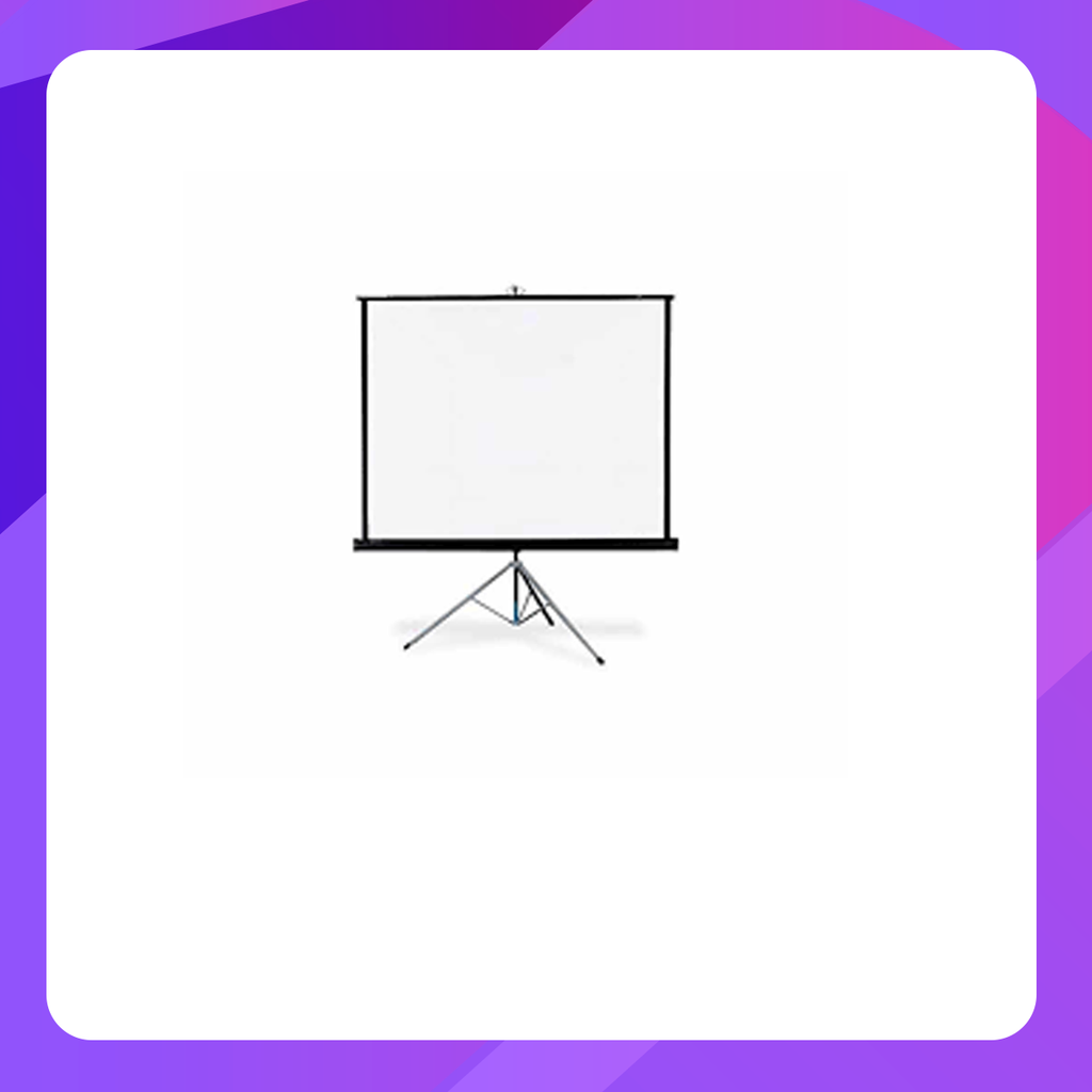 Nippon Tab Tensioned Motorized Wall Mount Projector Screen 144" x 144"