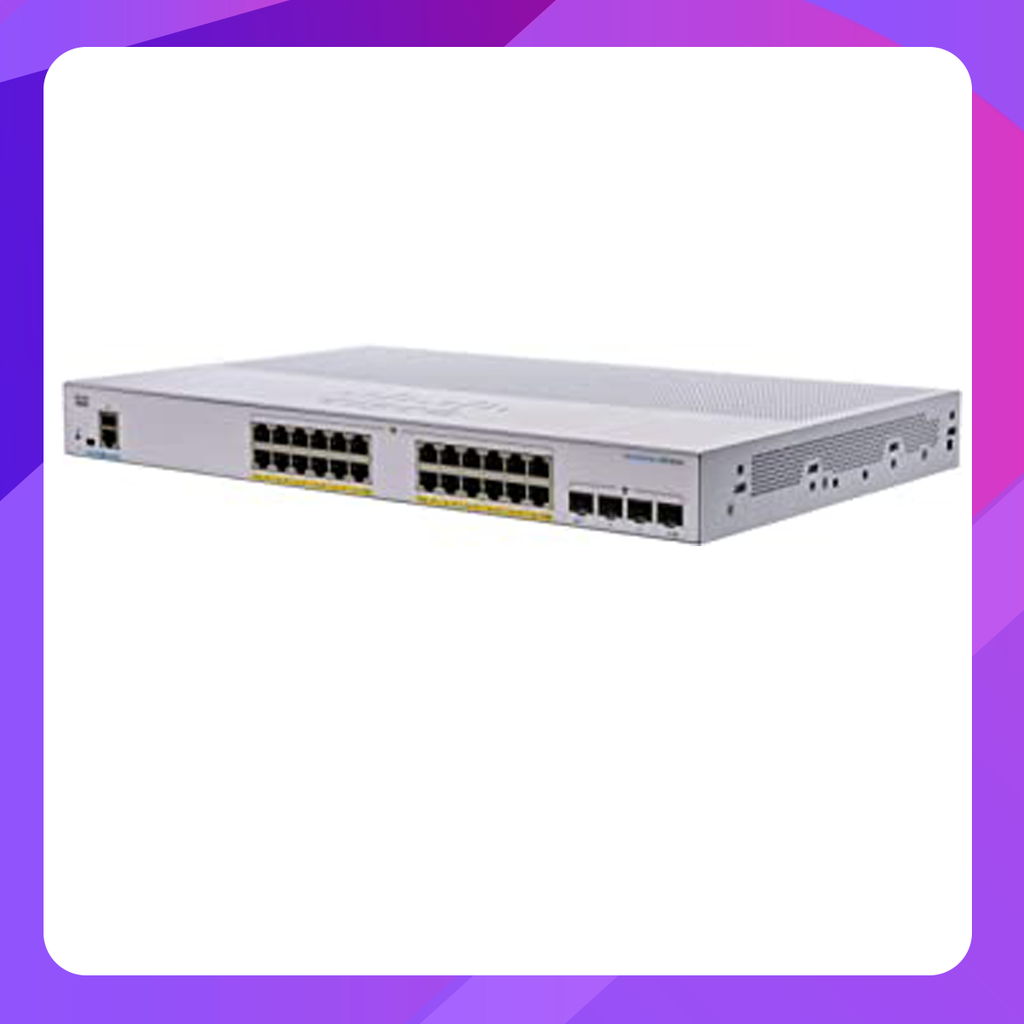 Cisco CBS250-24P-4G-EU 24-Port Smart Switch