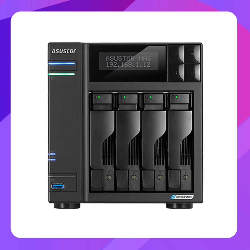 LOCKERSTOR 4 (AS6604T) 4 Bay NAS