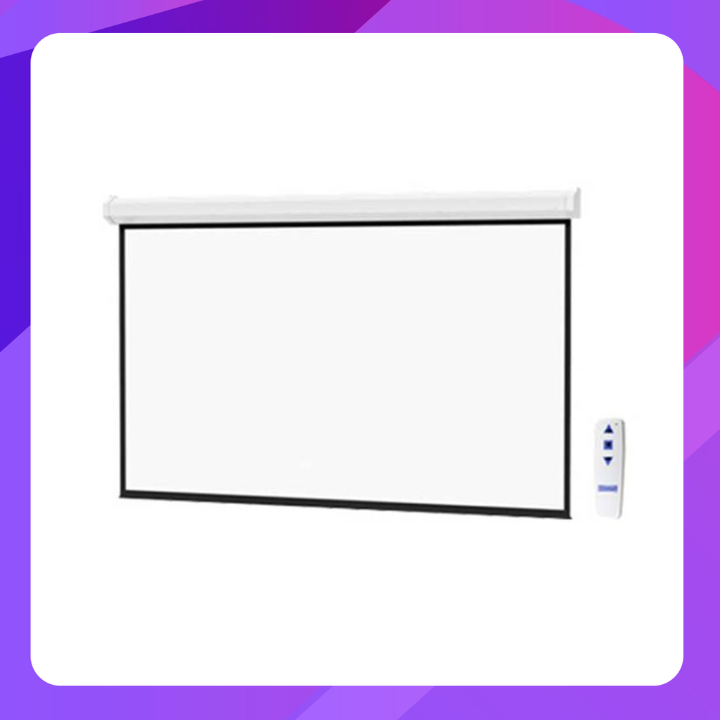 Nippon Motorized Wall Mount Projector Screen 144" x 144"