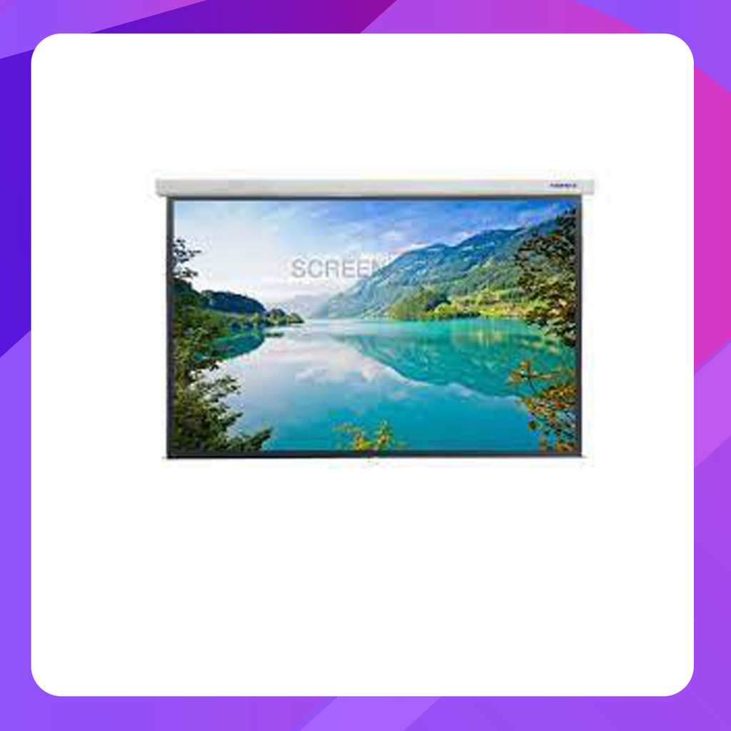 Nippon Front Projector and Rear Projector Screen with Fast Folding Frame 108" x 144"