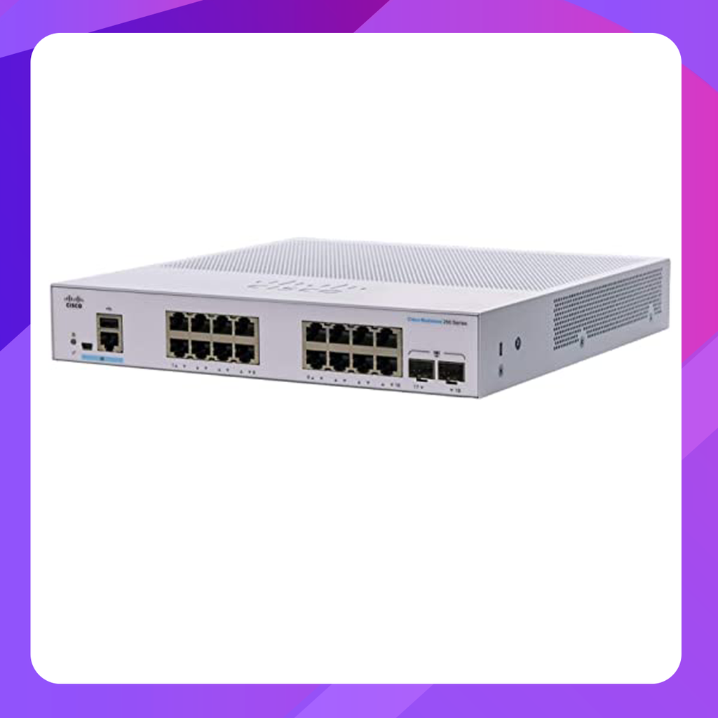 Cisco CBS250-16T-2G-EU 16-Port Smart Switch