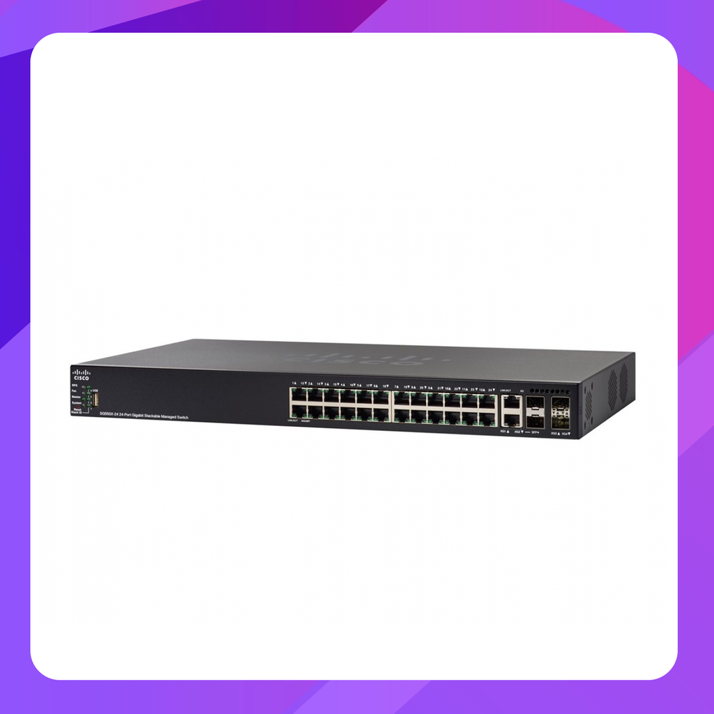 Cisco SG550X-24-K9-UK 24-Port Gigabit Stackable Switch