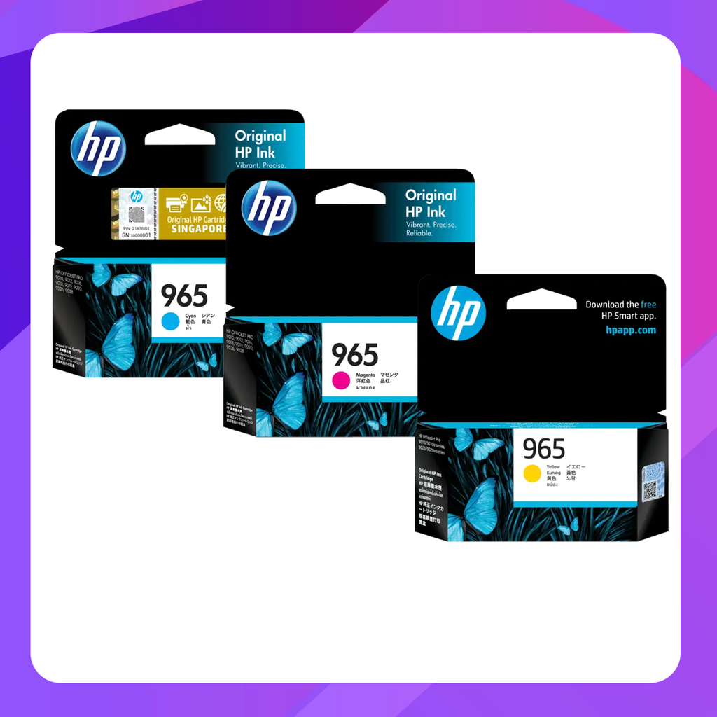 HP 965 C/M/Y Ink Cartridge (~700 pages)