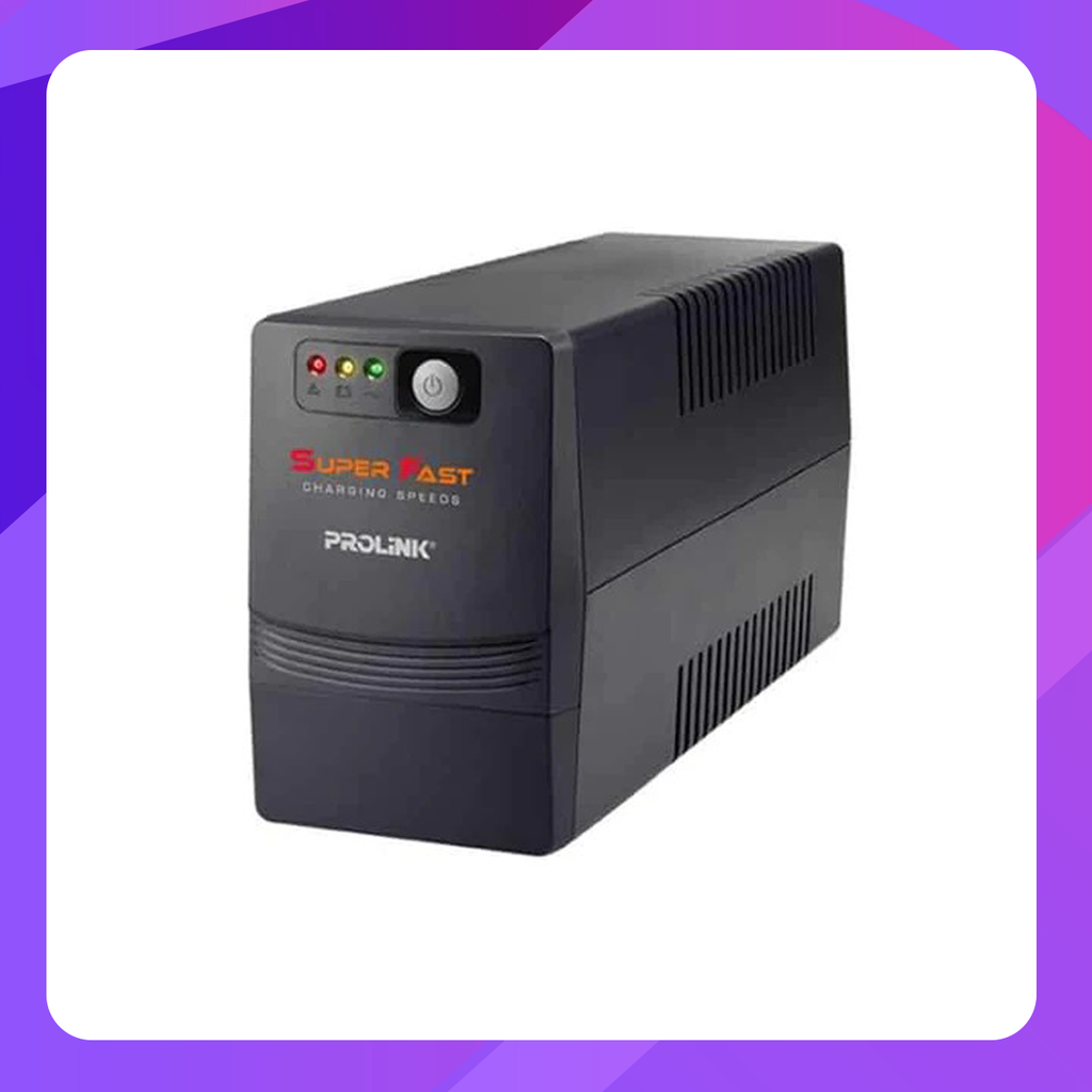 Prolink PRO1201SFC 1200VA UPS with Super Fast Charging