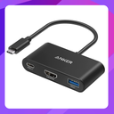 Anker Power Expand 3-in-1 USB-C Hub, 4K HDMI Output Port, 90W Pass-Through Charging