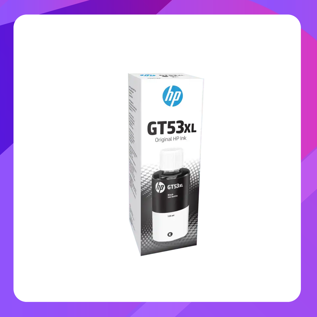 Original HP GT53XL 135ml Black Original Ink Bottle (~6,000 pages) 1VV21AA