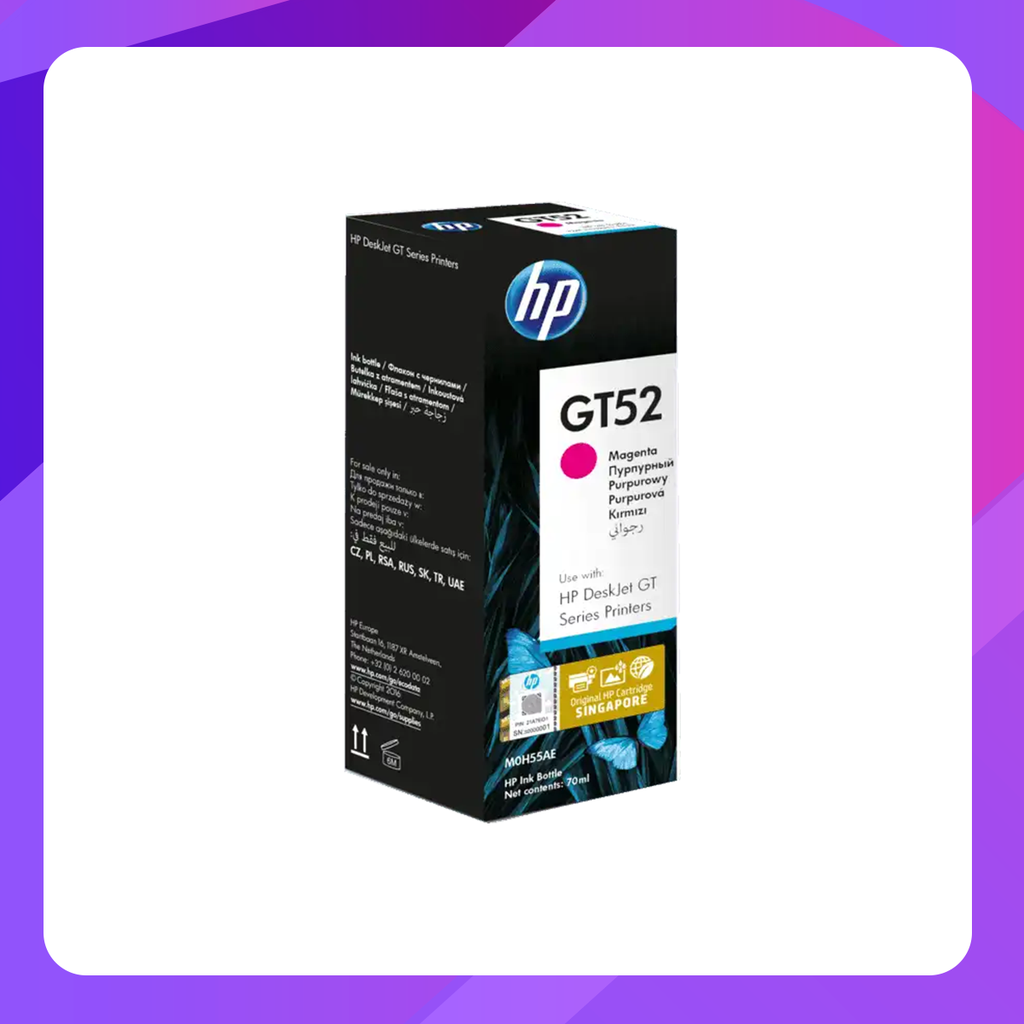 Original HP GT52 70ml Original Ink Bottle (~8000 pages) M0H55AA