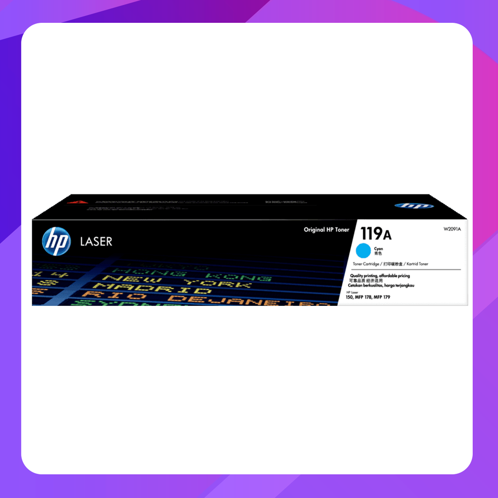 Original HP119A  Toner Cartridge (W2091A) (~700 pgs)